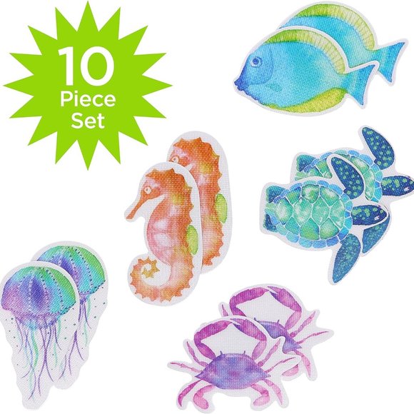 TUB & SHOWER APPLIQUES - 2 SETS of 10 - Picture 1 of 6